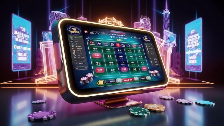 Antarmuka meja Blackjack dengan statistik real-time